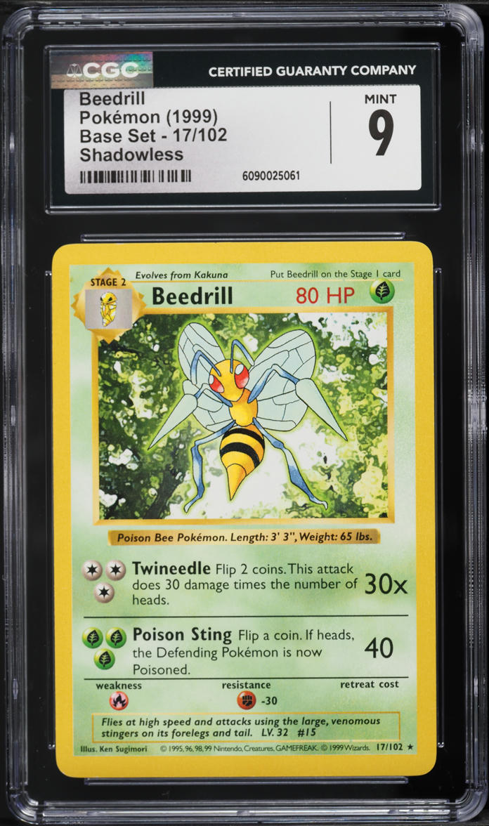 shiny beedrill pokemon card - SV: Scarlet & Violet 151 [REVERSE HOLO] 015/165 / Rare Card Type / HP / Stage 6IV Shiny Beedrill Pokemon Brilliant