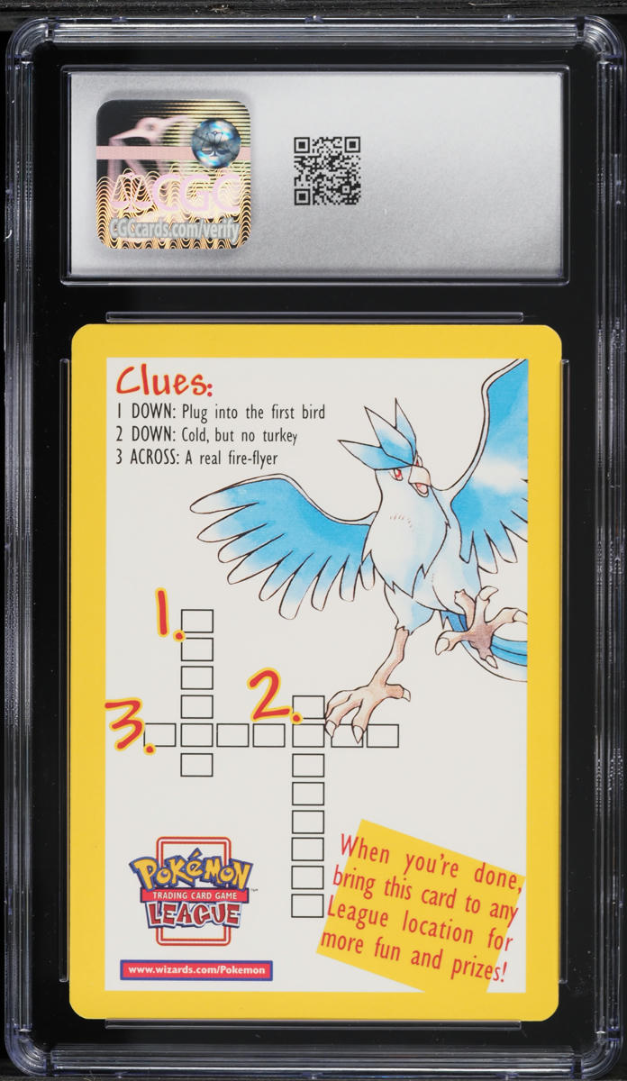 pokemon wotc cards 2000 Pokemon Insert Card WotC Promo Legendary Birds CGC 8 NM-MT on Fanatics  Collect