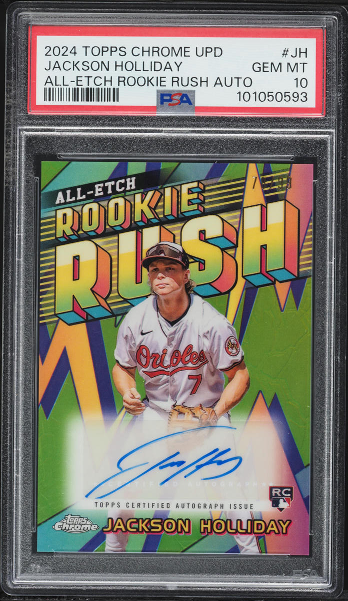 2024 Topps Chrome Update All-Etch Rush Jackson Holliday ROOKIE 