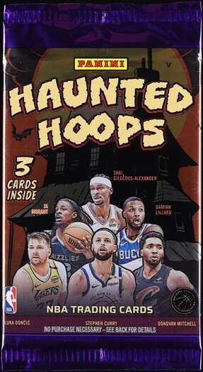 2024 Panini Haunted Hoops Basketball Sealed Pack, 3ct Cards