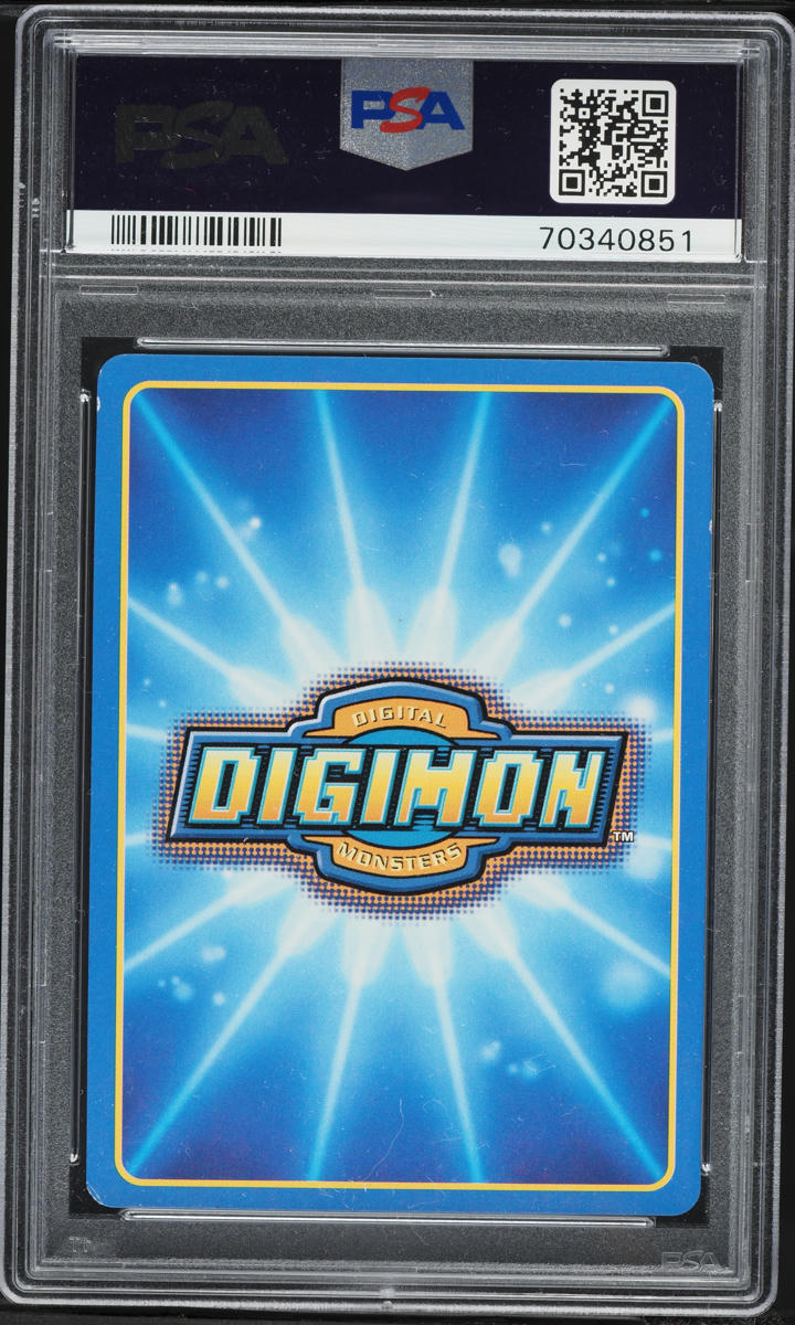 2000 Digimon Digi-Battle Promo World Metalgreymon #DW-01 PSA 5 EX