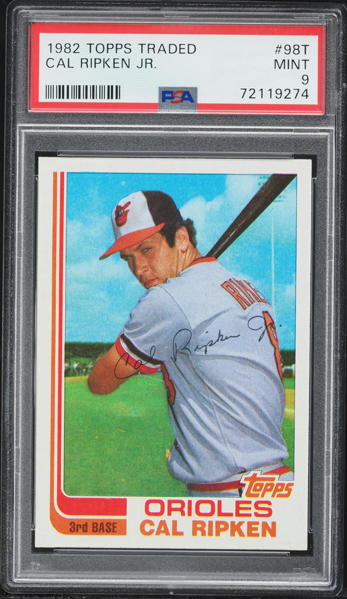 1982 Topps Traded Cal Ripken Jr ROOKIE #98T PSA 9 MINT