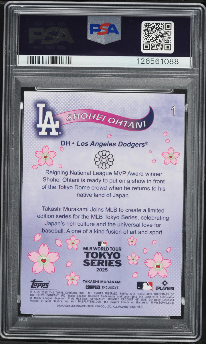 2025 Topps Murakami Tokyo Series Shohei Ohtani #1 PSA 10 GEM MINT