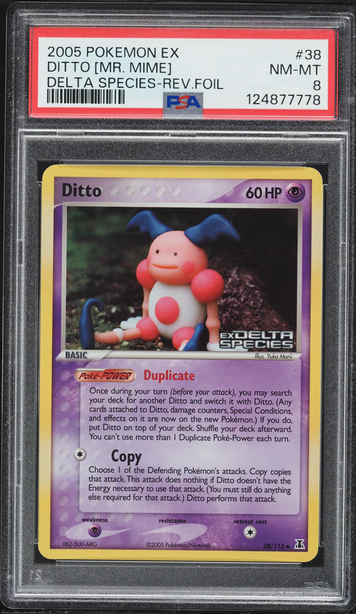 2005 Pokemon EX Delta Species Reverse Holo Ditto [Mr. Mime] #38