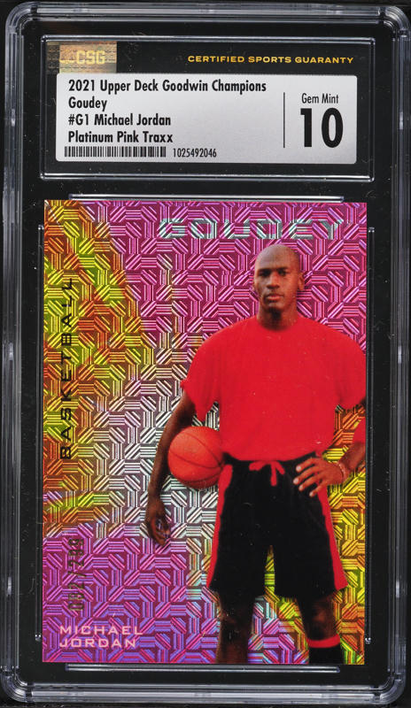 2021 Upper Deck Goodwin Champions Goudey Platinum Pink Traxx