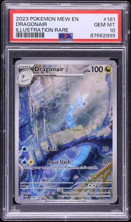 2023 Pokemon Scarlet & Violet 151 Illustration Rare Dragonair #181 PSA 10 GEM MINT