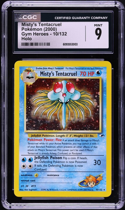 misty's tentacruel pokemon card (Holo) (JAPANESE) favorite character Mistys Tentacruel - Etsy