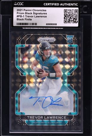2021 Panini Prizm No Huddle Gold Trevor Lawrence ROOKIE AUTO DNA