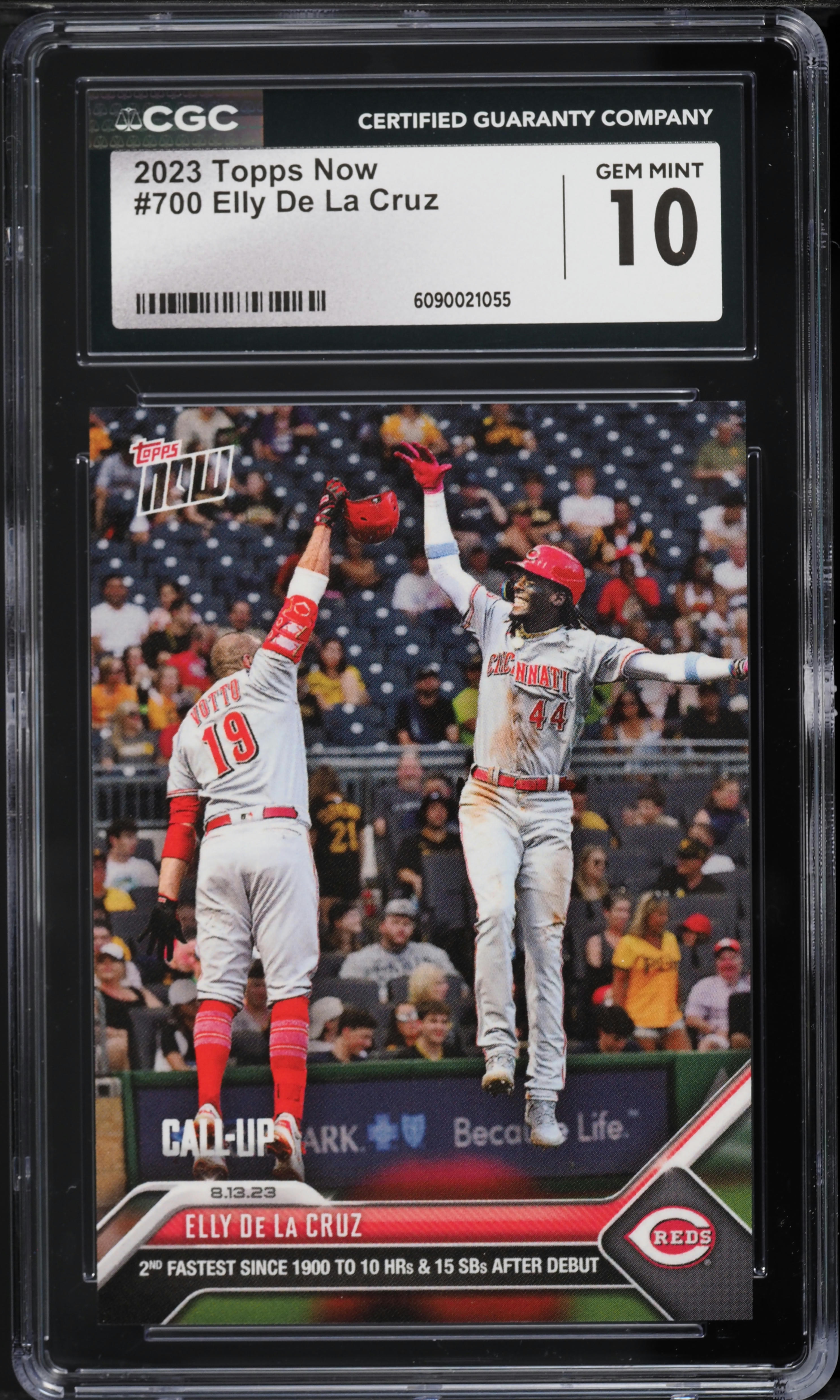 2023 Topps Now Elly De La Cruz ROOKIE #700 CGC 10 GEM MINT on 