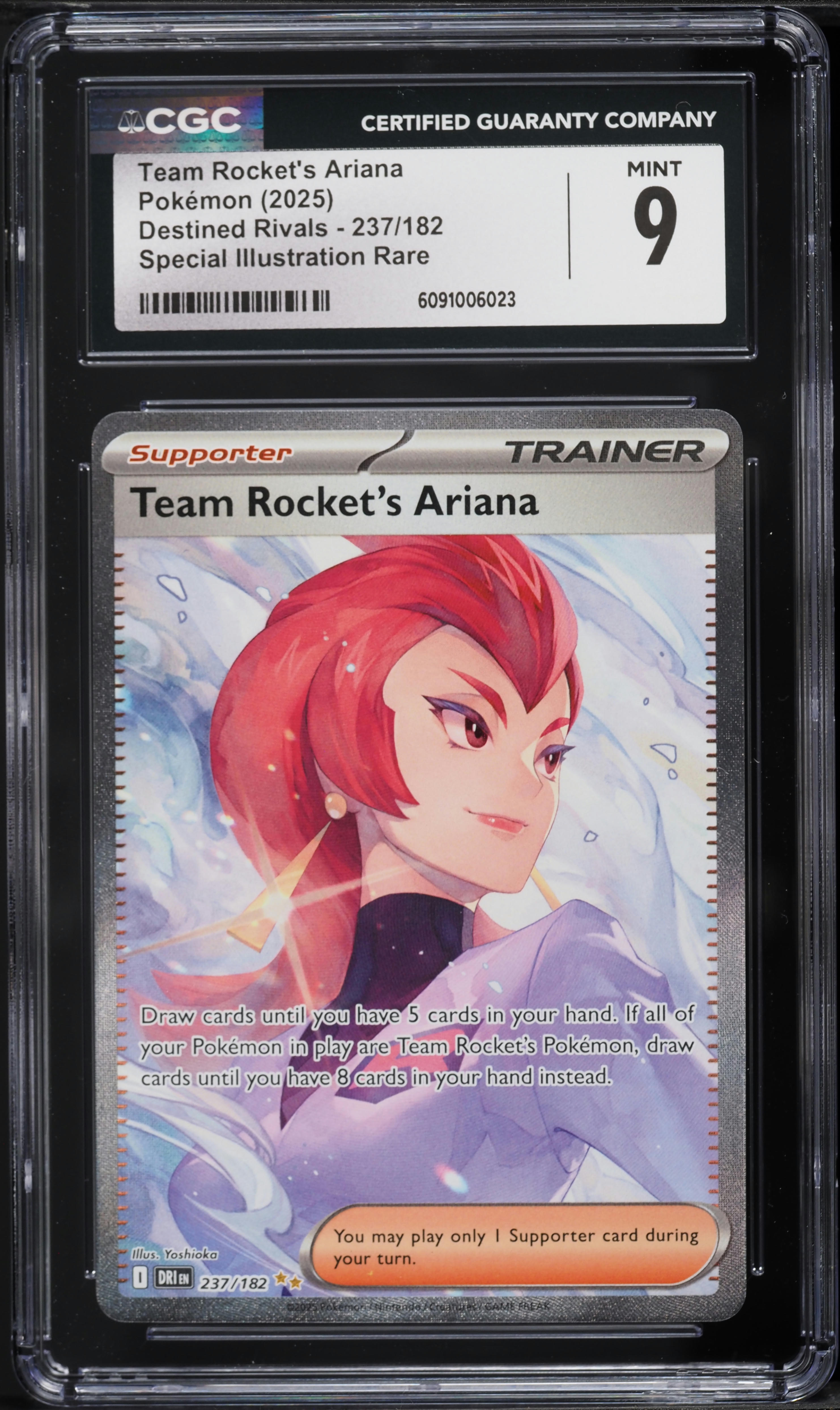 2025 Pokemon Scarlet & Violet Destined Rivals SIR Team Rocket's
