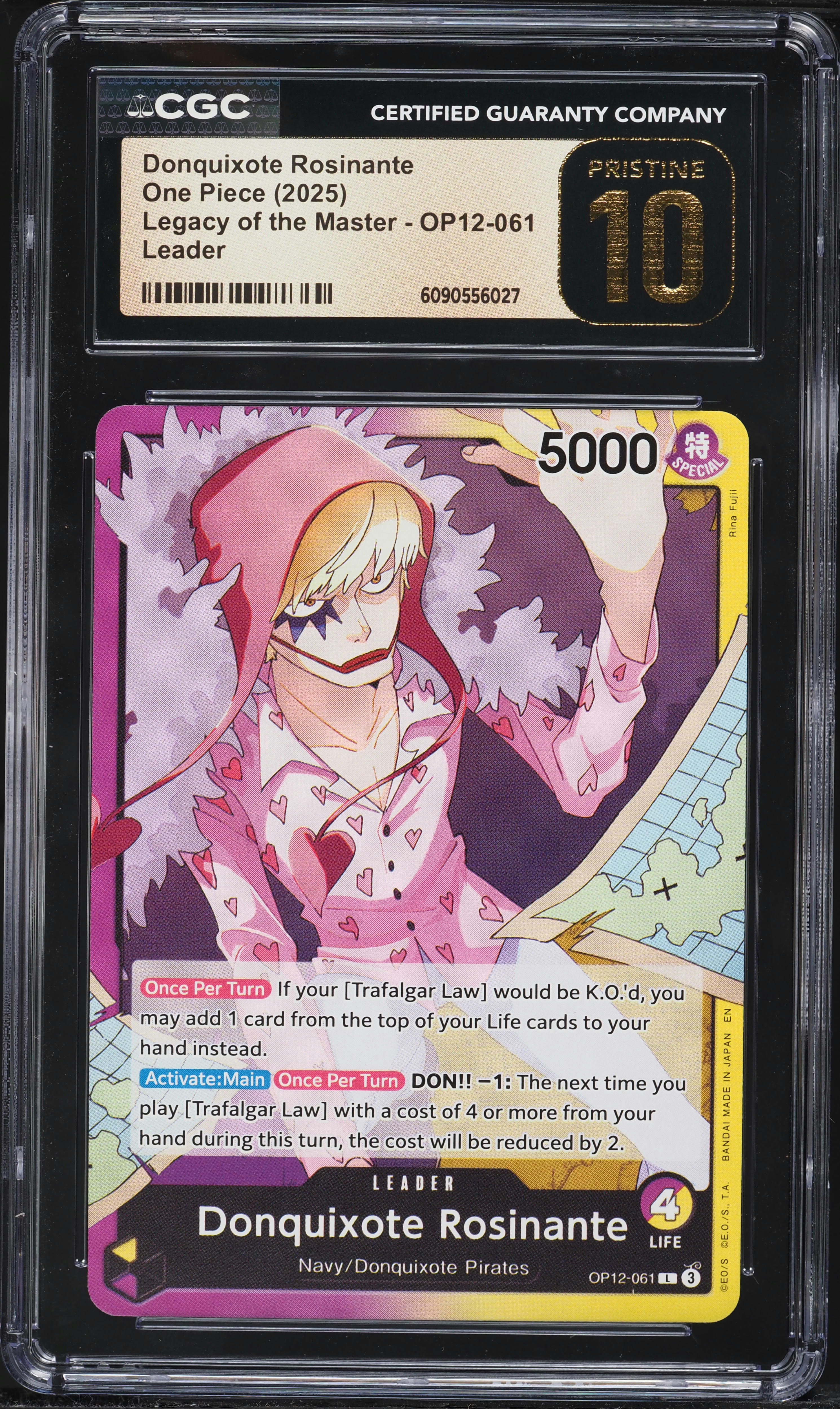 one piece card game donquixote rosinante OP12-061 [PAR] Full Art Foil Hero – Legacy Of The Master (One CCG, Japanese) Piece Sogeking 5000 Subtype(s) One Piece Donquixote Rosinante |