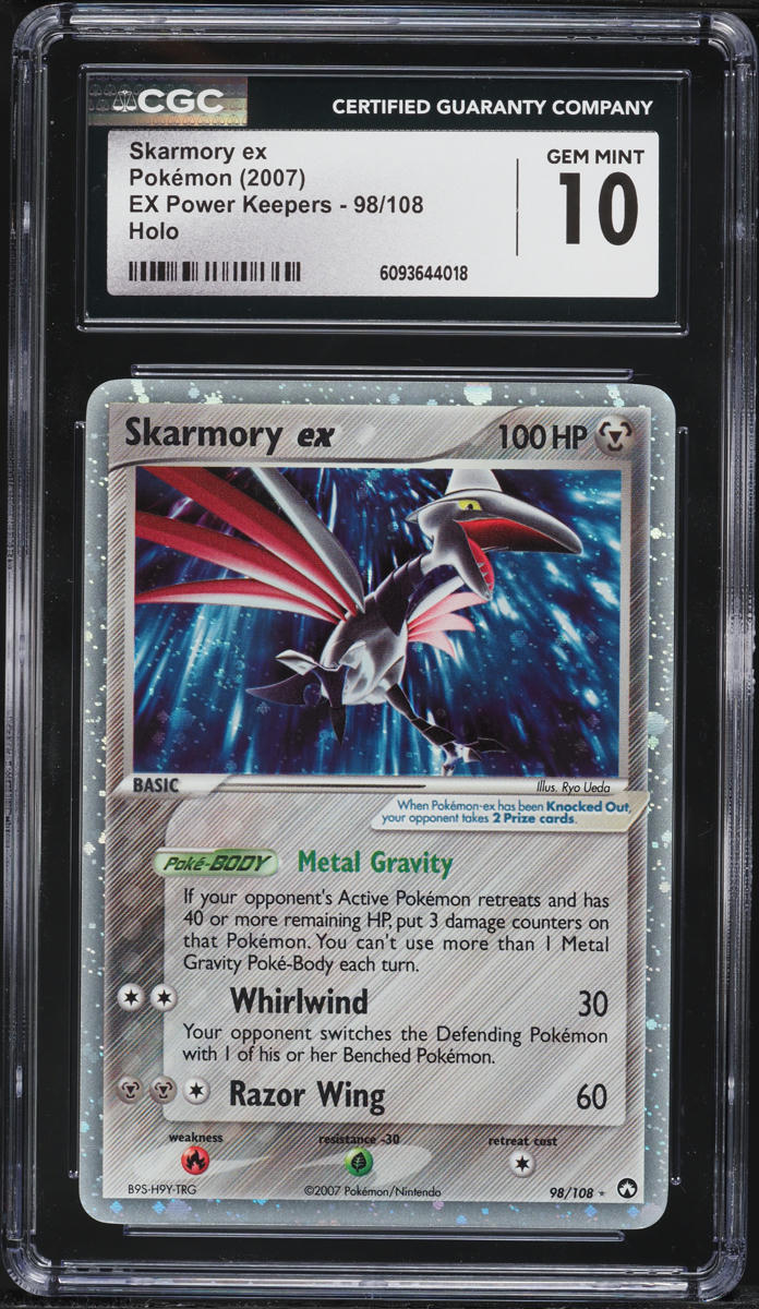 2007 Pokemon EX Power Keepers Holo Skarmory #98 CGC 10 GEM MINT