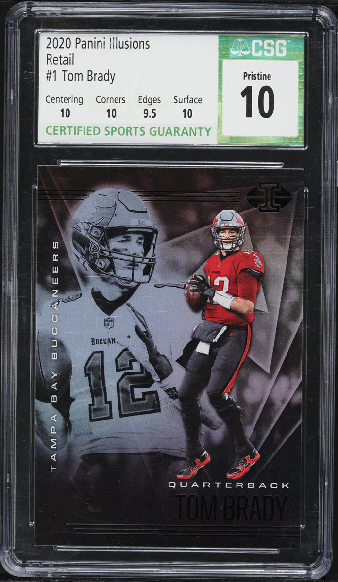 2020 Panini Illusions Retail Tom Brady #1 CSG 10 Pristine
