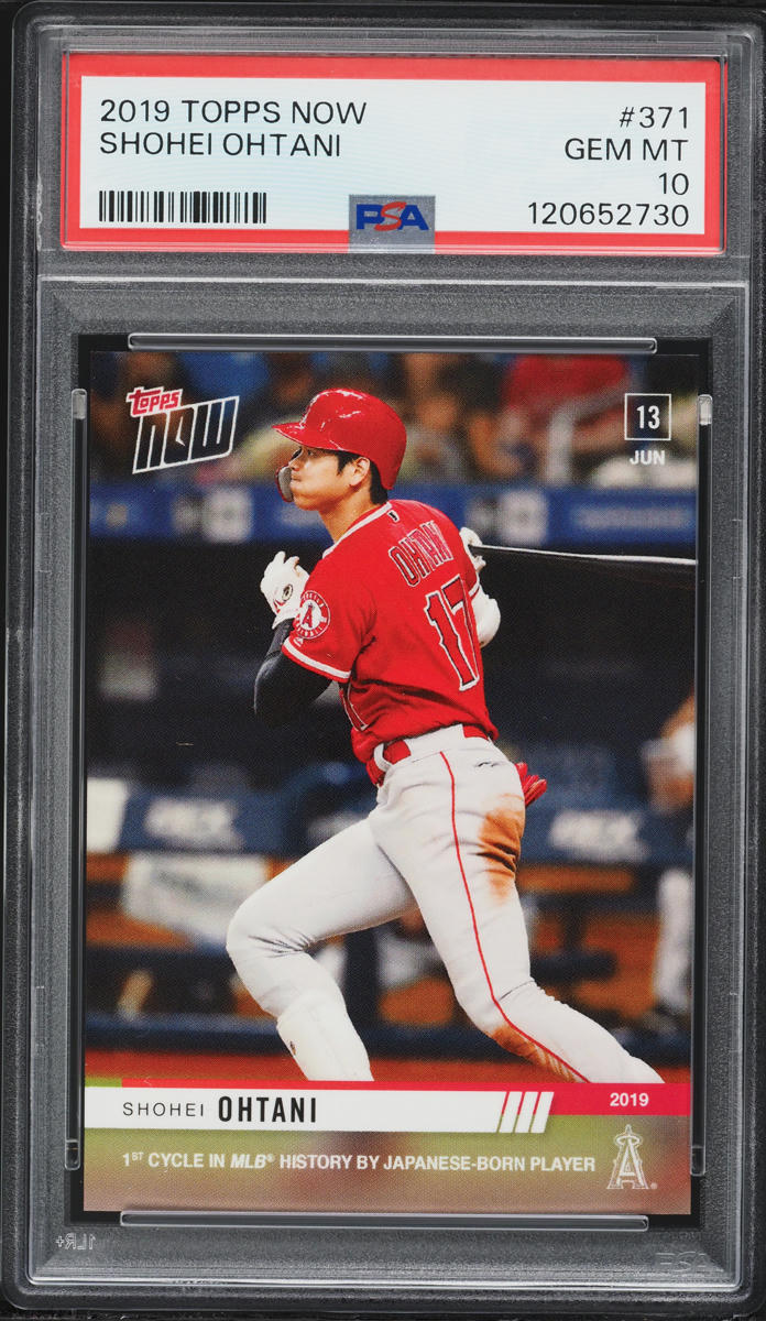 2019 Topps Now Shohei Ohtani #371 PSA 10 GEM MINT