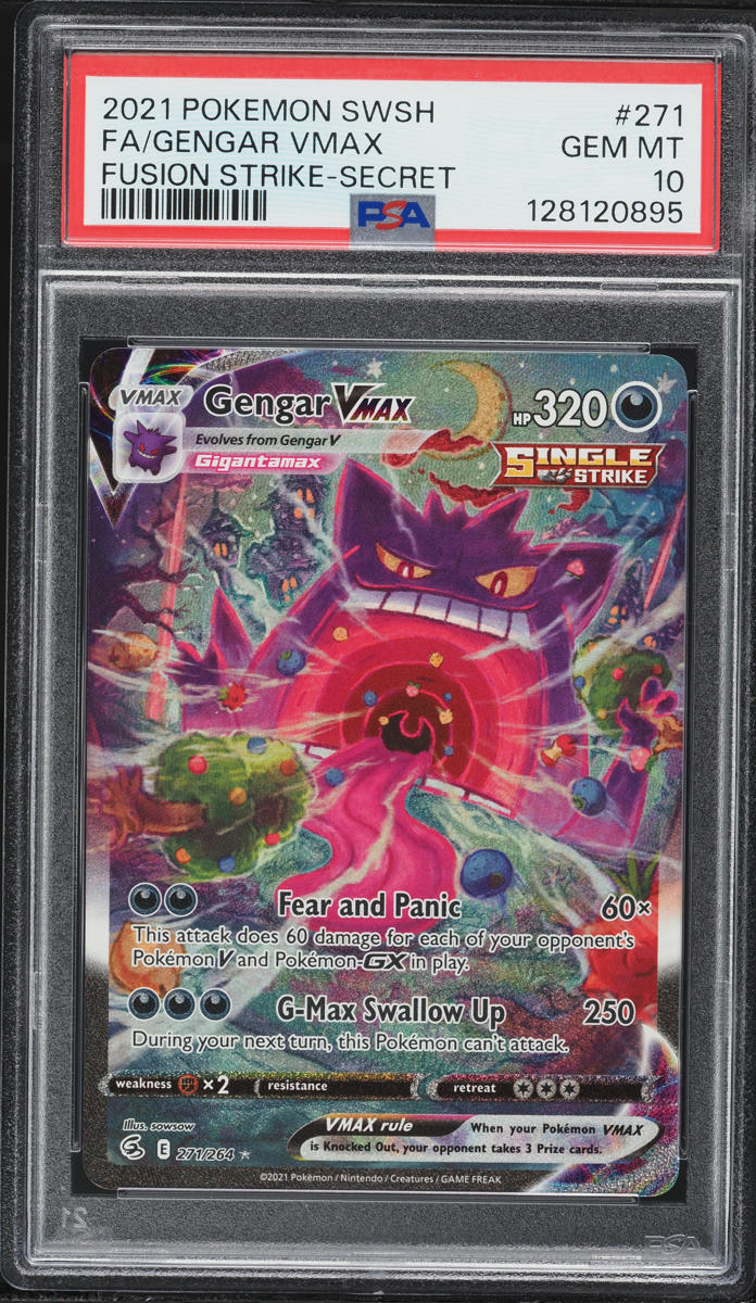 ゲンガー VMAX 2021 PSA 10 PSA 10 Gengar VMAX SA 020/019 SGG High Class Deck - Pokemon Card