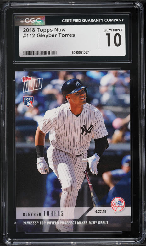 2018 Topps Chrome Gleyber Torres ROOKIE #31 PSA 10 GEM MINT on