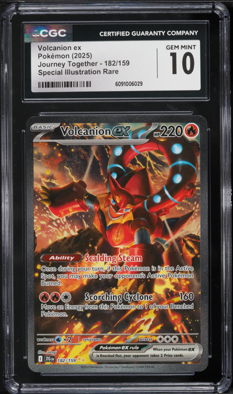 2025 Pokemon Scarlet & Violet Journey Together SIR Volcanion ex