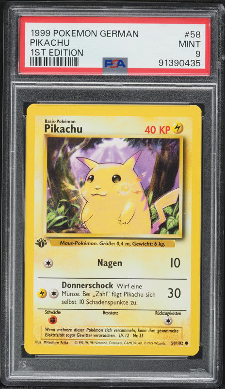 初版 ピカチュウ Pikachu No Rarity Symbol 1996 Pokemon Japanese Base Set No Rarity Symbol Pikachu #25 CGC