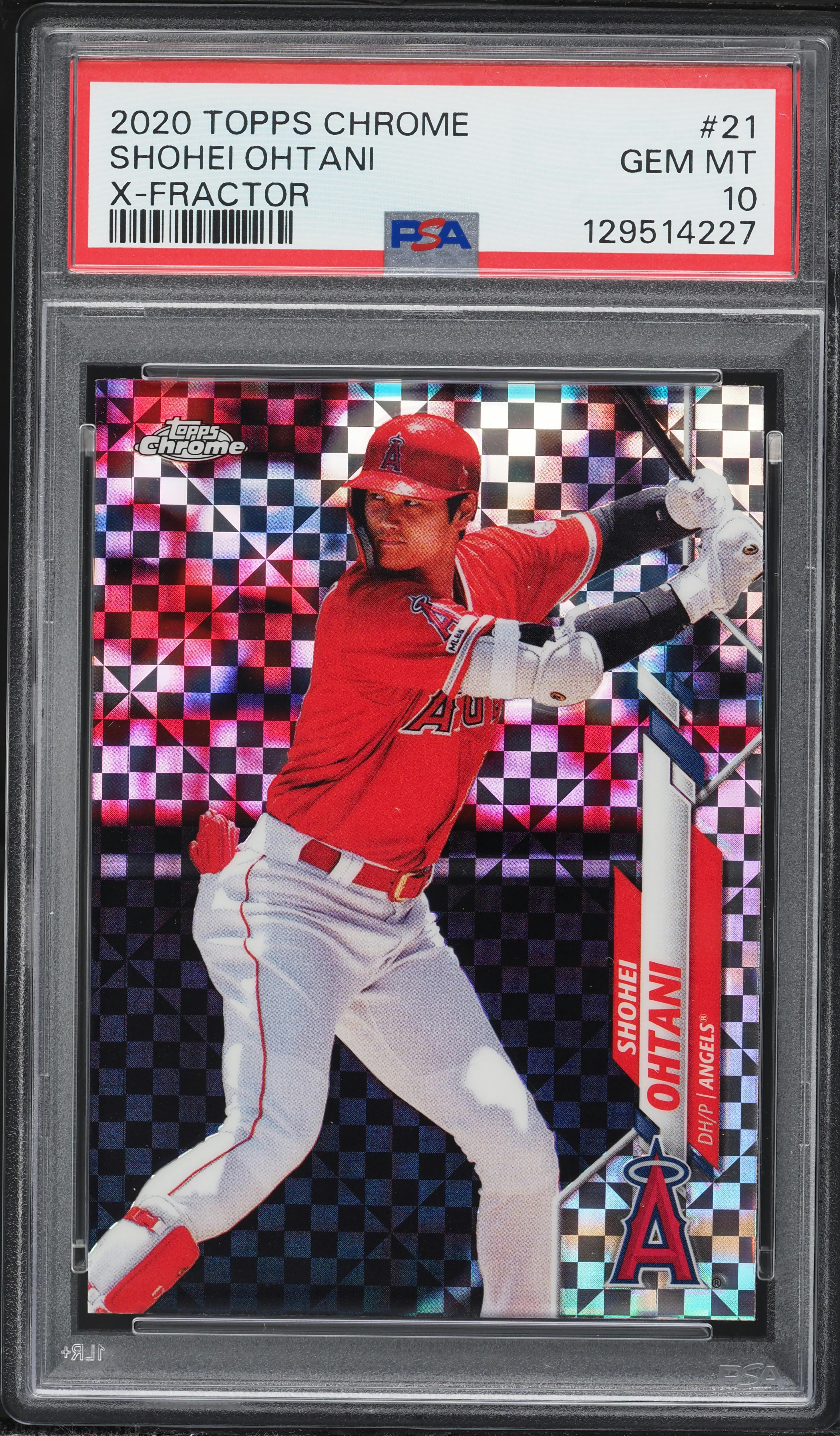 2020 Topps Chrome Xfractor Shohei Ohtani #21 PSA 10 GEM MINT on