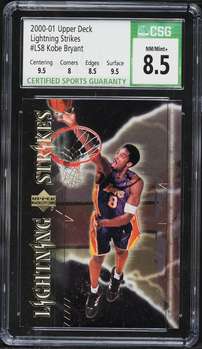 2000 Upper Deck Lightning Strikes Kobe Bryant #LS8 CSG 8.5 NM-MT+