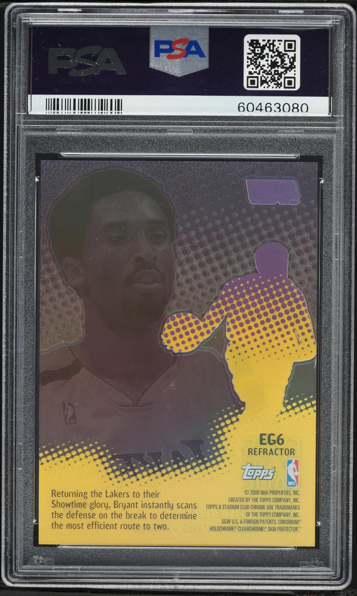 1999 Stadium Club Chrome Eyes Of The Game Refractor Kobe Bryant