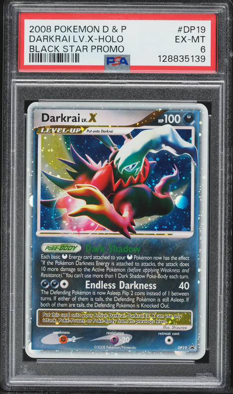 2008 Pokemon Diamond & Pearl Black Star Promo Holo Darkrai #DP19