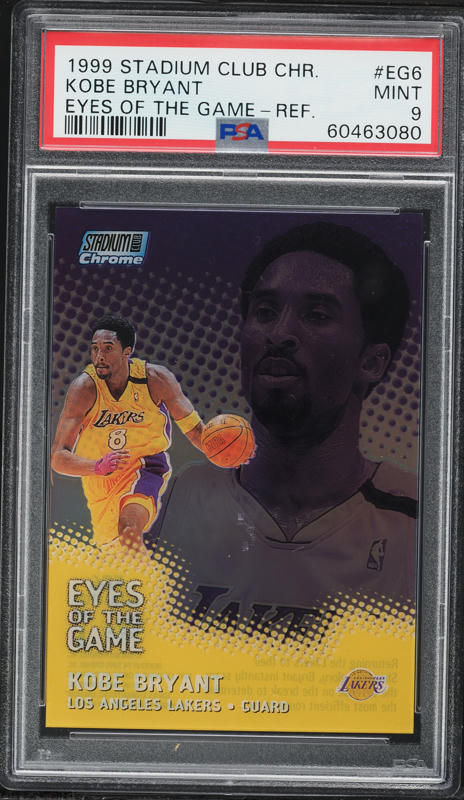 1999 Stadium Club Chrome Eyes Of The Game Refractor Kobe Bryant