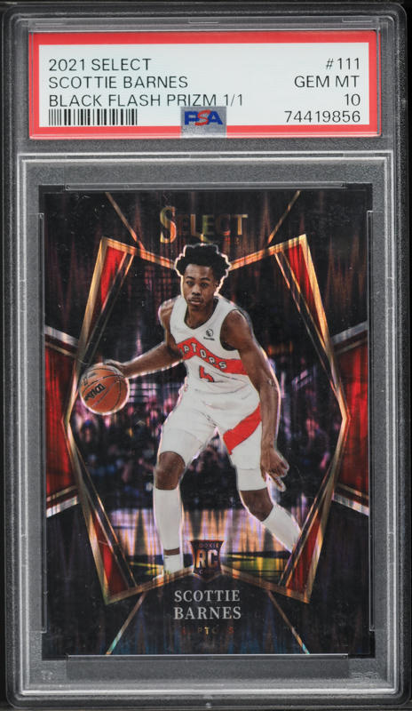2021 Panini Prizm Sensational Mojo Scottie Barnes ROOKIE AUTO DNA