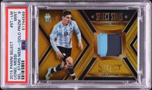 2015 Select Stars Memorabilia Gold Lionel Messi PATCH /10 #ST-LM