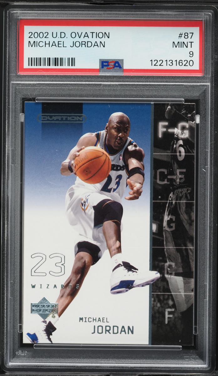 2002 Upper Deck Ovation Michael Jordan #87 PSA 9 MINT