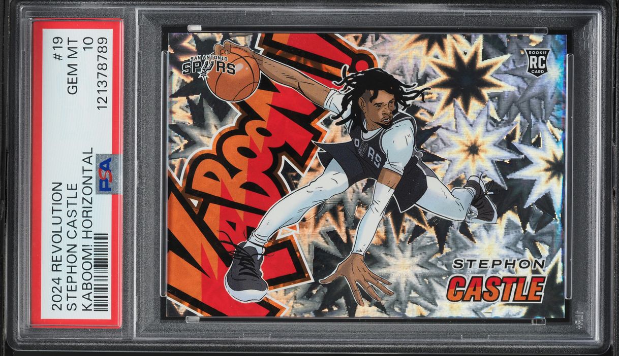 2024 Panini Revolution Kaboom Horizontal Stephon Castle ROOKIE #19 PSA 10 GEM MINT