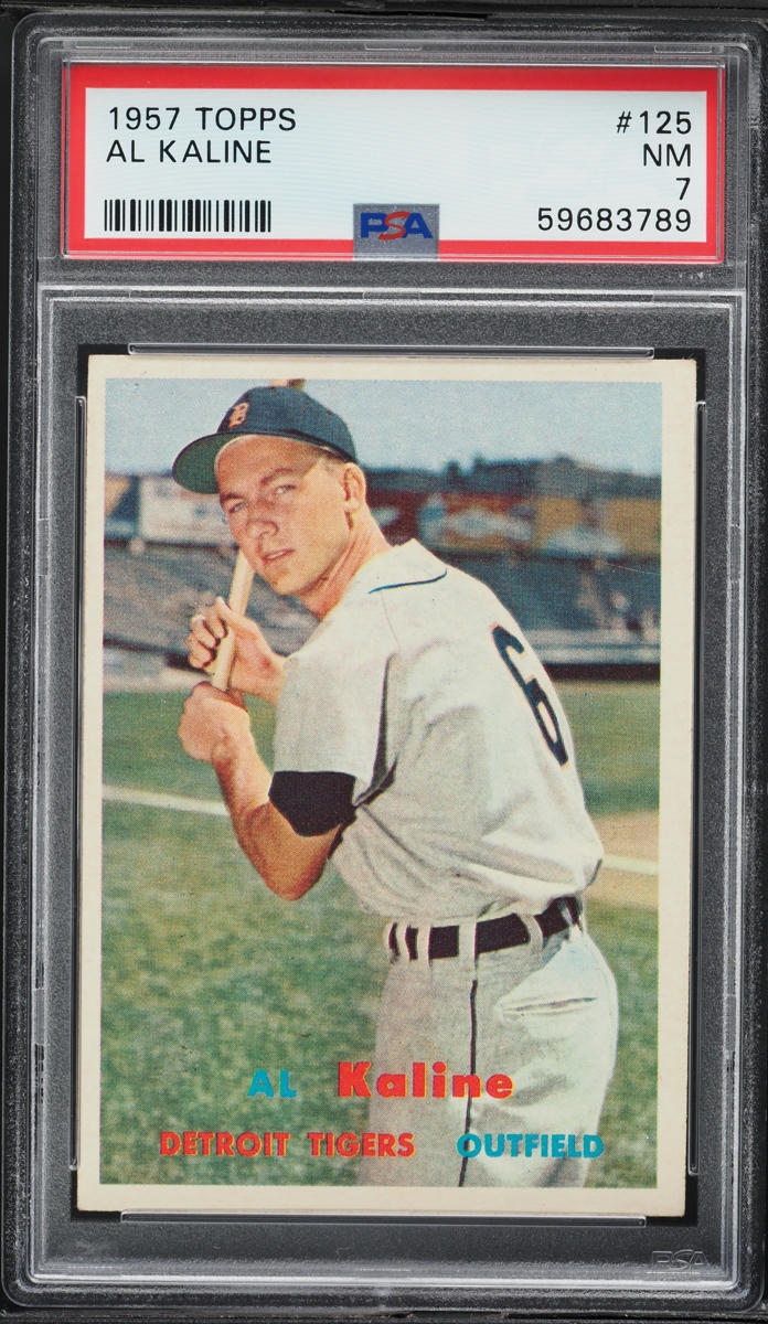 1957 Topps Al Kaline #125 PSA 7 NRMT
