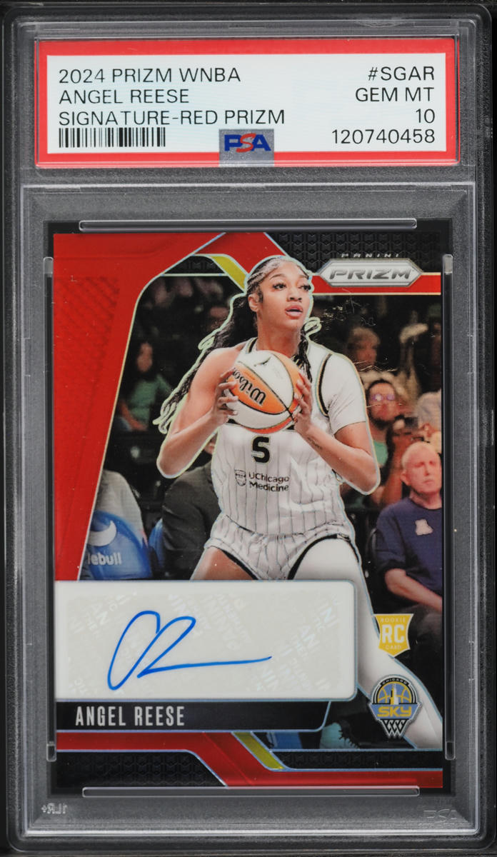 2024 Panini Prizm WNBA Signature Red Angel Reese AUTO /99 #SGAR PSA 10 GEM MINT