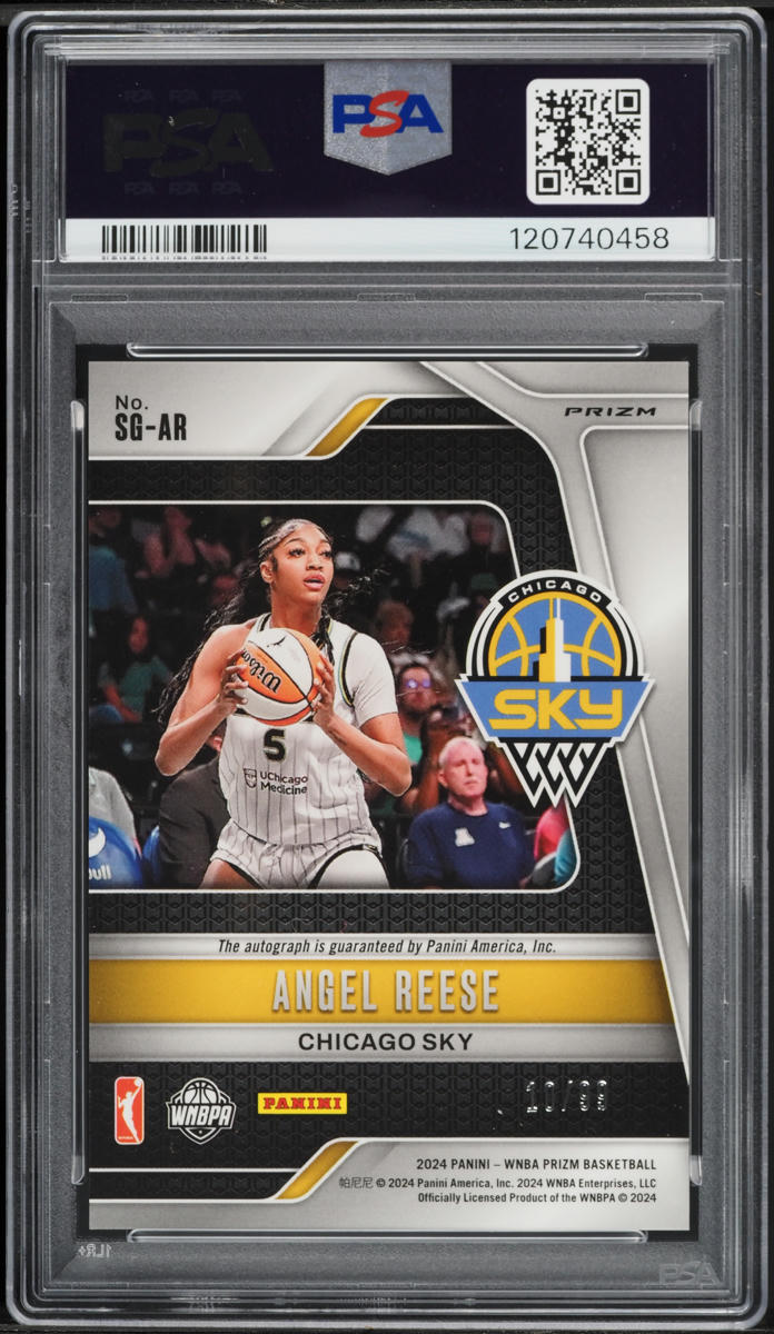 2024 Panini Prizm WNBA Signature Red Angel Reese AUTO /99 #SGAR PSA 10 GEM MINT