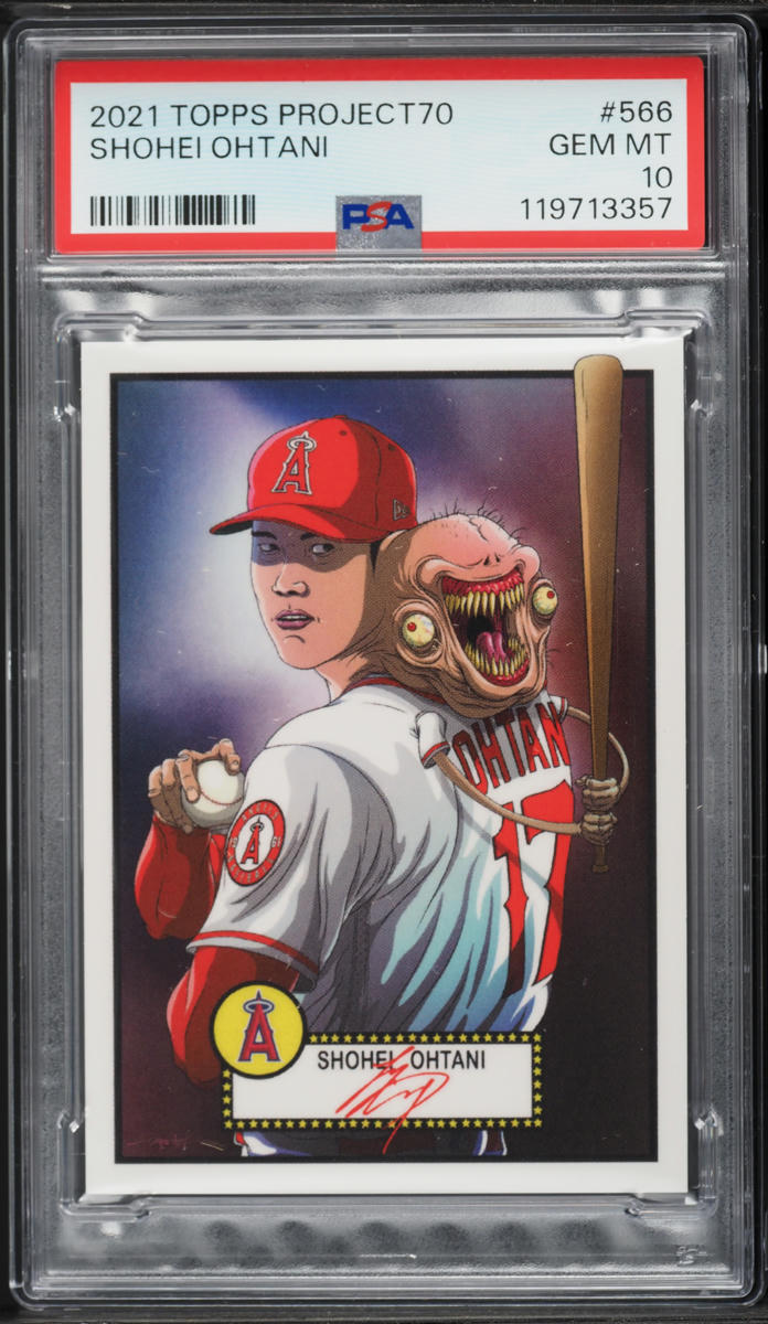 2021 Topps Project 70 Shohei Ohtani #566 PSA 10 GEM MINT
