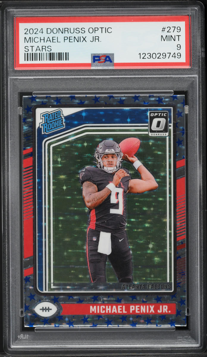 2024 Donruss Optic Stars Michael Penix Jr. ROOKIE #279 PSA 9 MINT