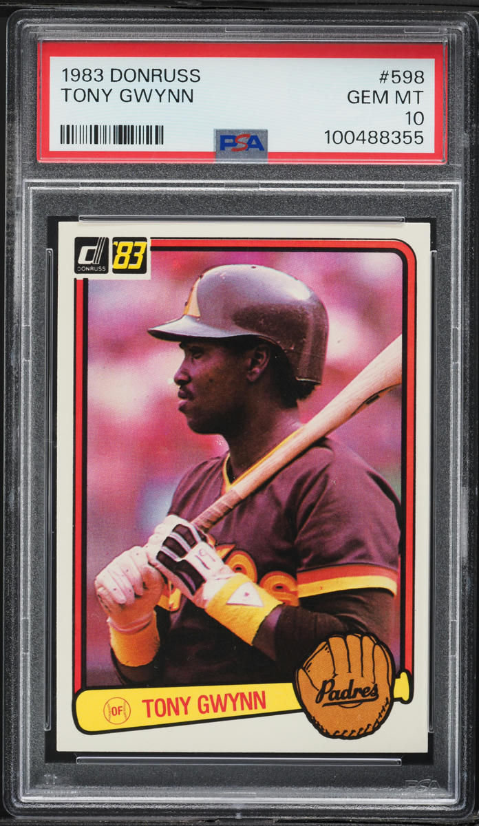1983 Donruss Tony Gwynn ROOKIE #598 PSA 10 GEM MINT