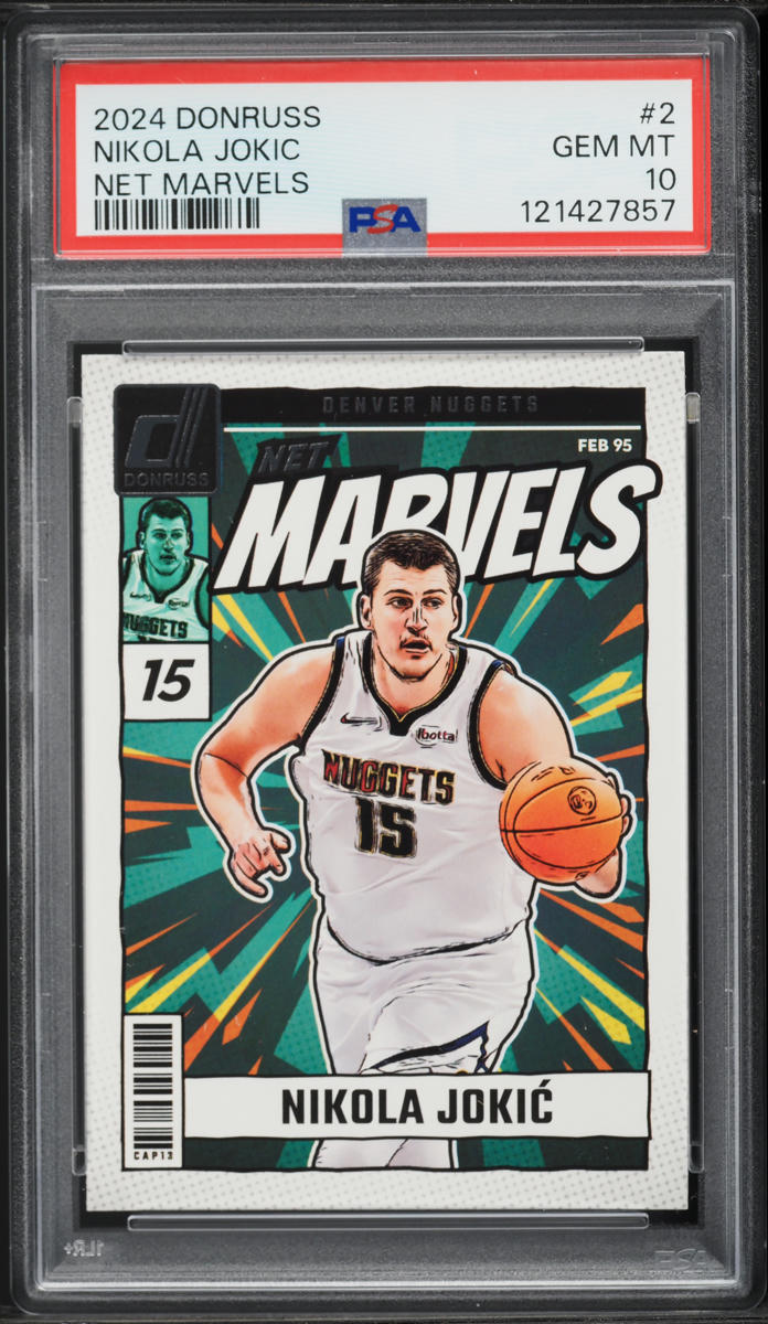 2024 Donruss Net Marvels Nikola Jokic #2 PSA 10 GEM MINT on
