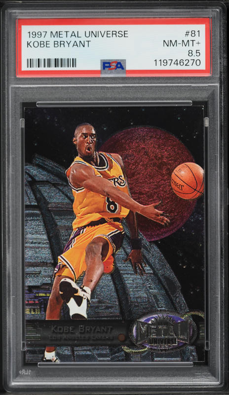 1998 Skybox Premium Soul Of The Game Kobe Bryant #6SG CGC AUTH on