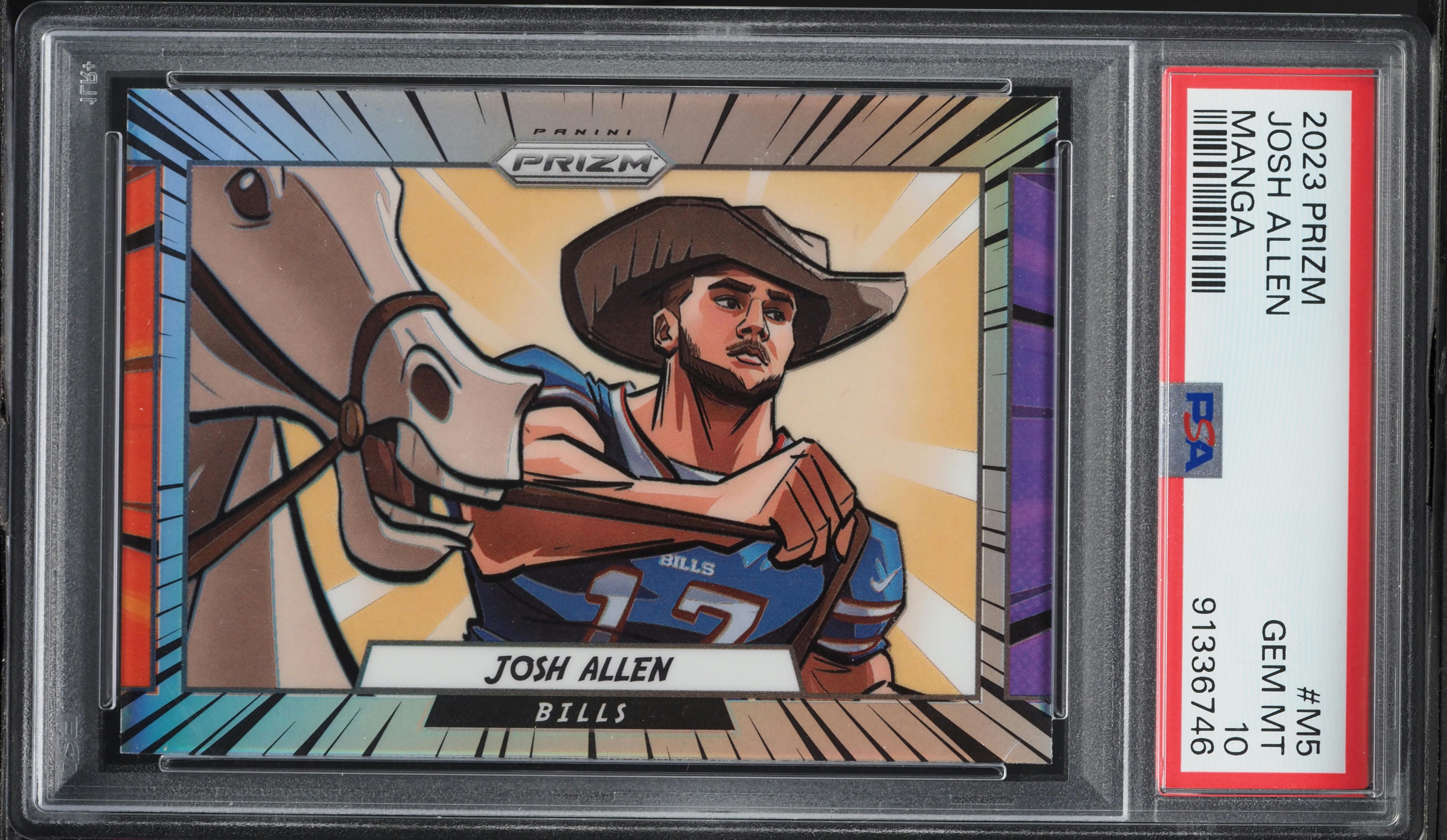 2023 Panini Prizm Manga Josh Allen #M5 PSA 10 GEM MINT on Fanatics