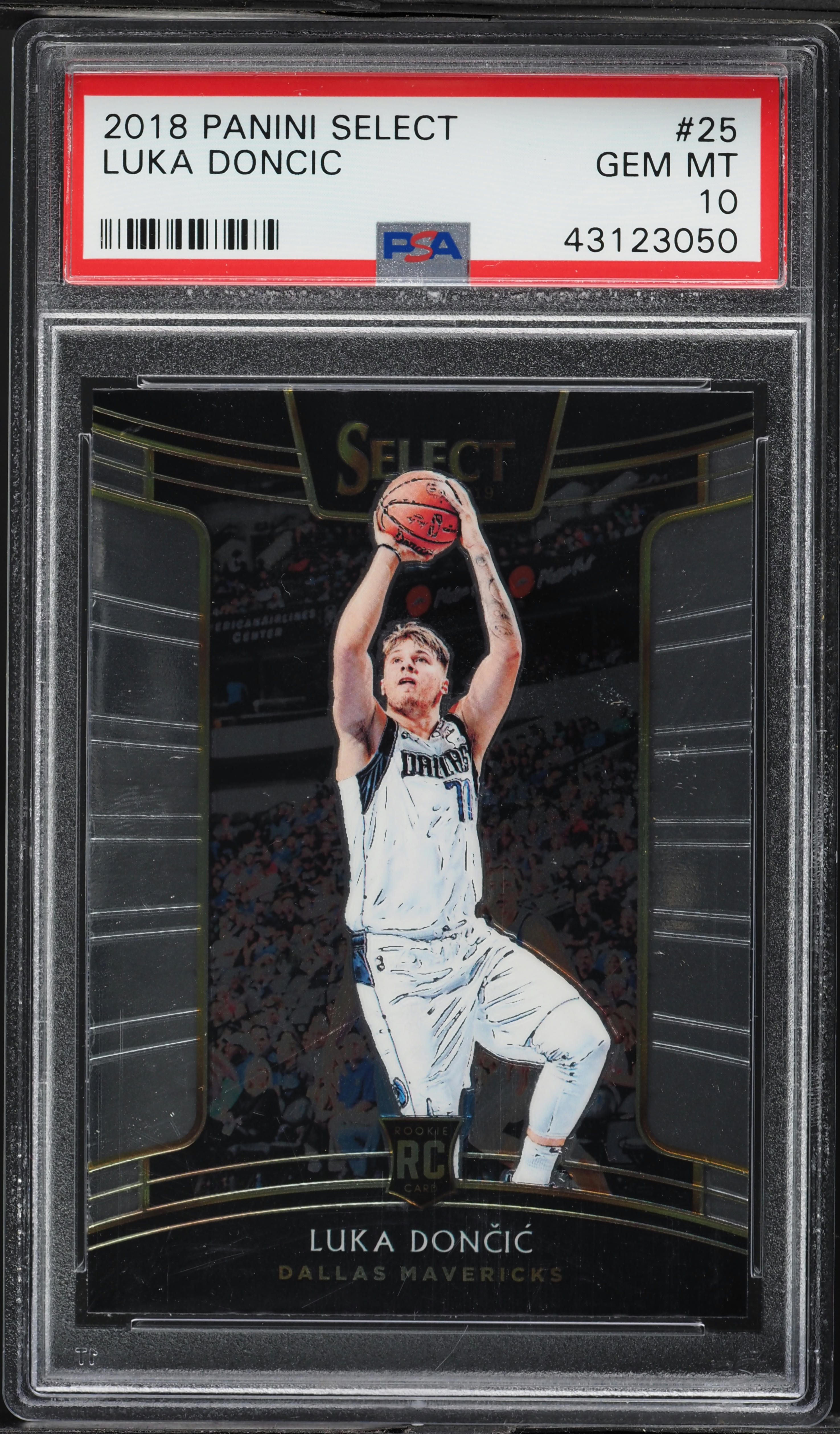 2018 Select Concourse Luka Doncic ROOKIE #25 PSA 10 GEM MINT on