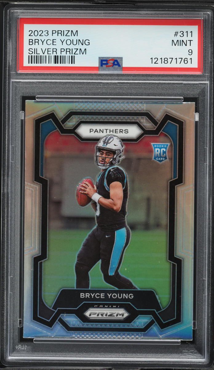 2023 Panini Prizm Silver Bryce Young ROOKIE #311 PSA 9 MINT
