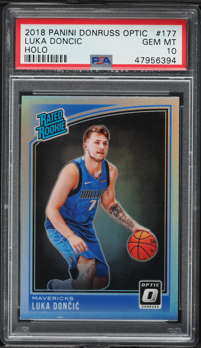 2018 Donruss Optic Holo Luka Doncic ROOKIE #177 PSA 10 GEM MINT