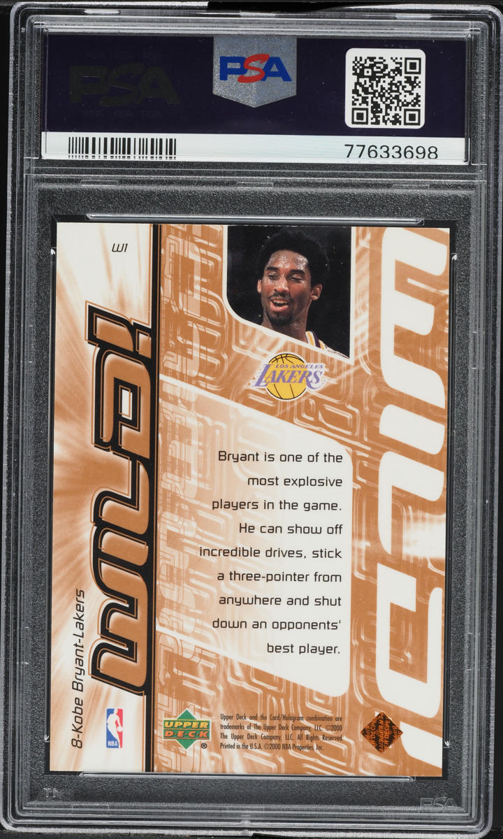 1999 Upper Deck Wild! Kobe Bryant #W1 PSA 10 GEM MINT