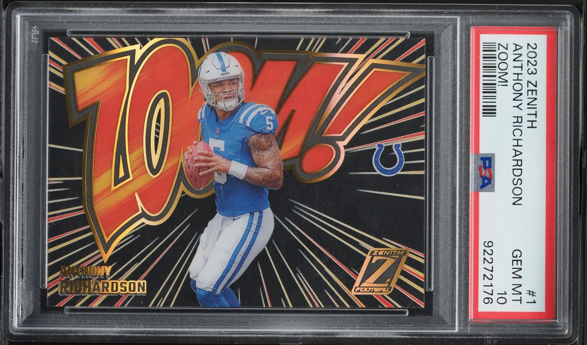2023 Panini Zenith Zoom! Anthony Richardson ROOKIE #1 PSA 10 GEM MINT