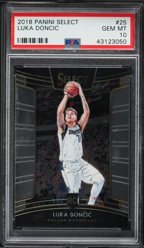 2018 Select Concourse Luka Doncic ROOKIE #25 PSA 10 GEM MINT on