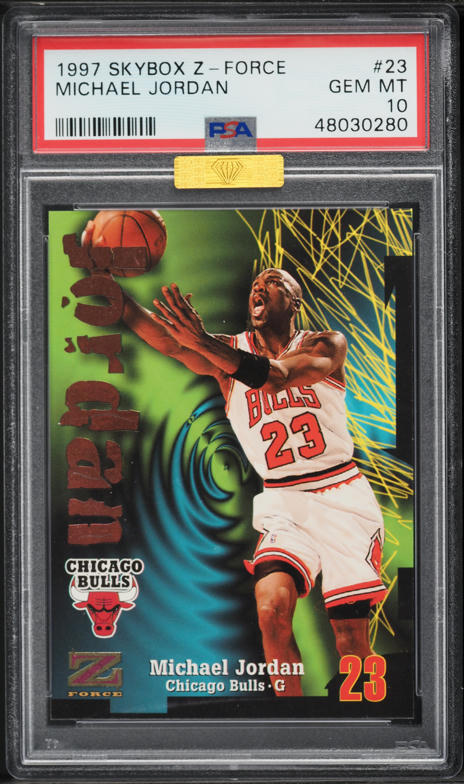 1997 Skybox Z-Force Michael Jordan #23 PSA 10 GEM MINT on Fanatics
