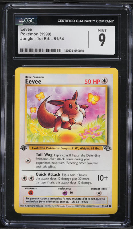 eevee pokemon card 1995 ACE 10 Gem Mint 2019 Pokmon Japanese Old Maid Pokmon Center Ex Vault TCG Attack 1 Eevee Gallery | Trading Card