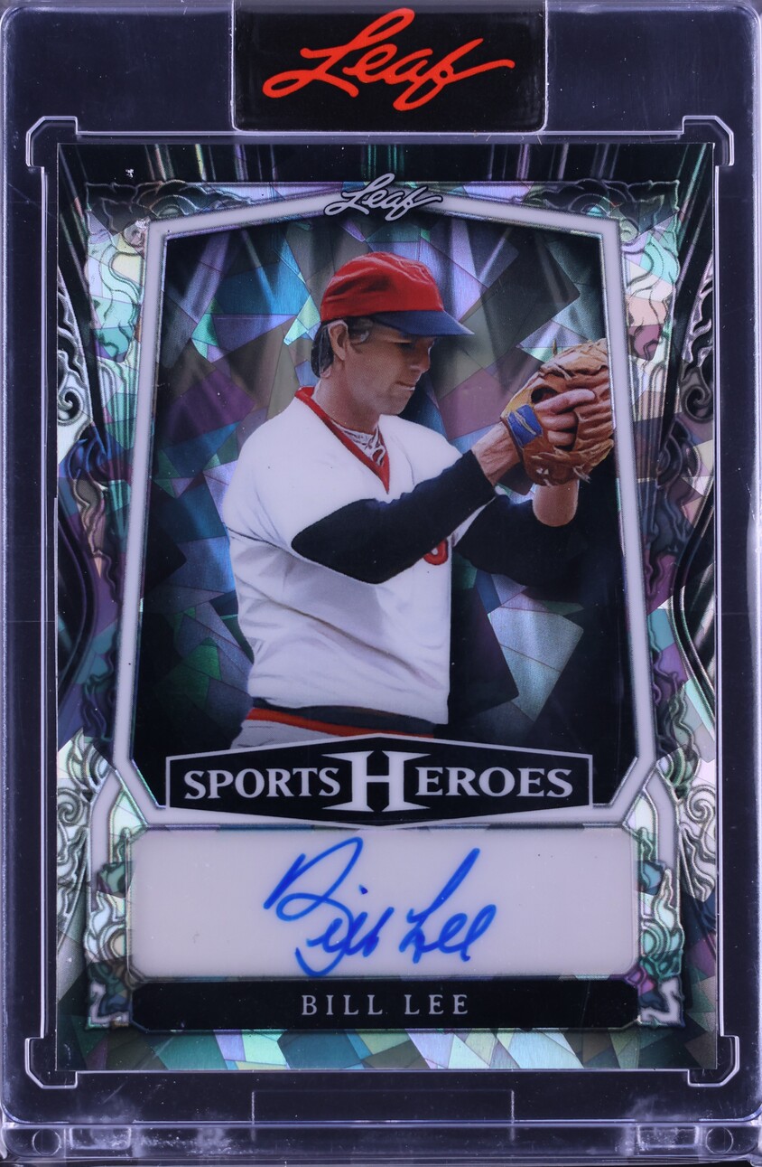 2025 Leaf Sports Heroes Silver Crystal Bill Lee AUTO /35 #BA-BL1 CGC AUTH