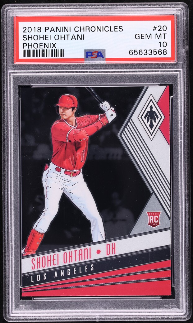 2018 Panini Chronicles Phoenix Shohei Ohtani ROOKIE #20 PSA 10 GEM MINT